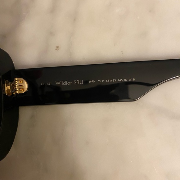 SOLD NWT Authentic Dior Wildior S3U Geometric Sunglasses Dark Havana/Gray Solid - Picture 12 of 14